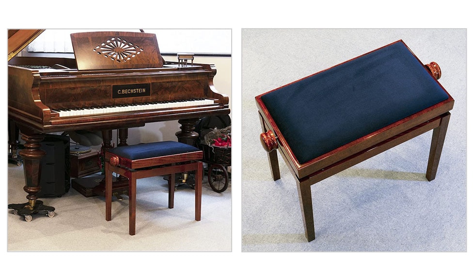 DISCACCIATI（ディスカチャーチ）MODEL 105 R ピアノ椅子 直脚